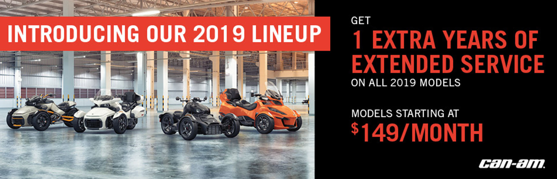 Can-Am: Pre-Season Sales Event - Spyder